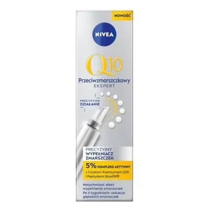 Сыворотка для лица против морщин Nivea Q10 Expert Serum Precision Wrinkle Filler, 15 мл