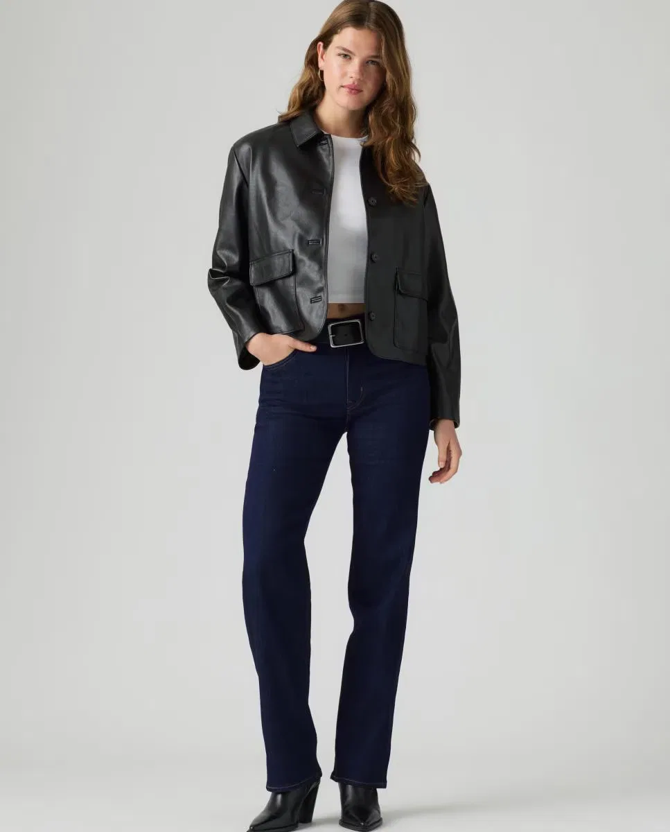Женское прямые джинсы, Vaquero Recto 723 High Rise Straight Tiro Alto, Levi's, Azul índigo — фото 4