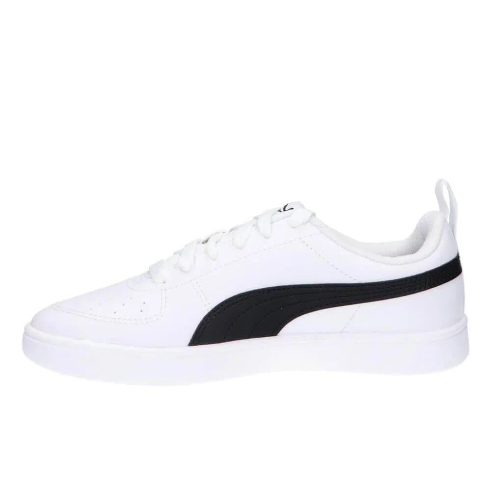 Детские кроссовки на шнуровке Puma Rickie JR, Weiss Schwarz — фото 2