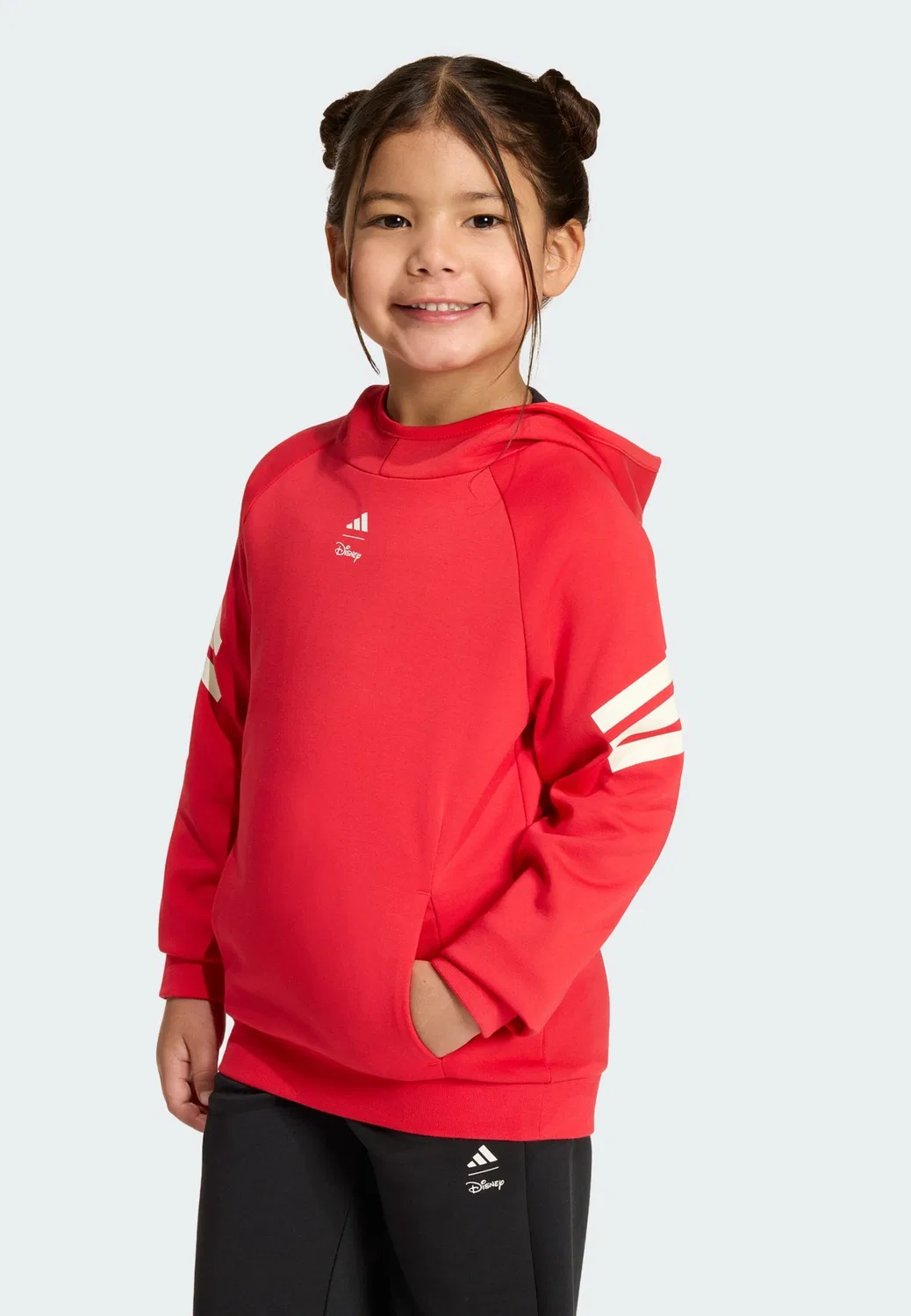 Спортивная толстовка Adidas Sportswear Adidas x Disney Micky Maus красного цвета — фото 2