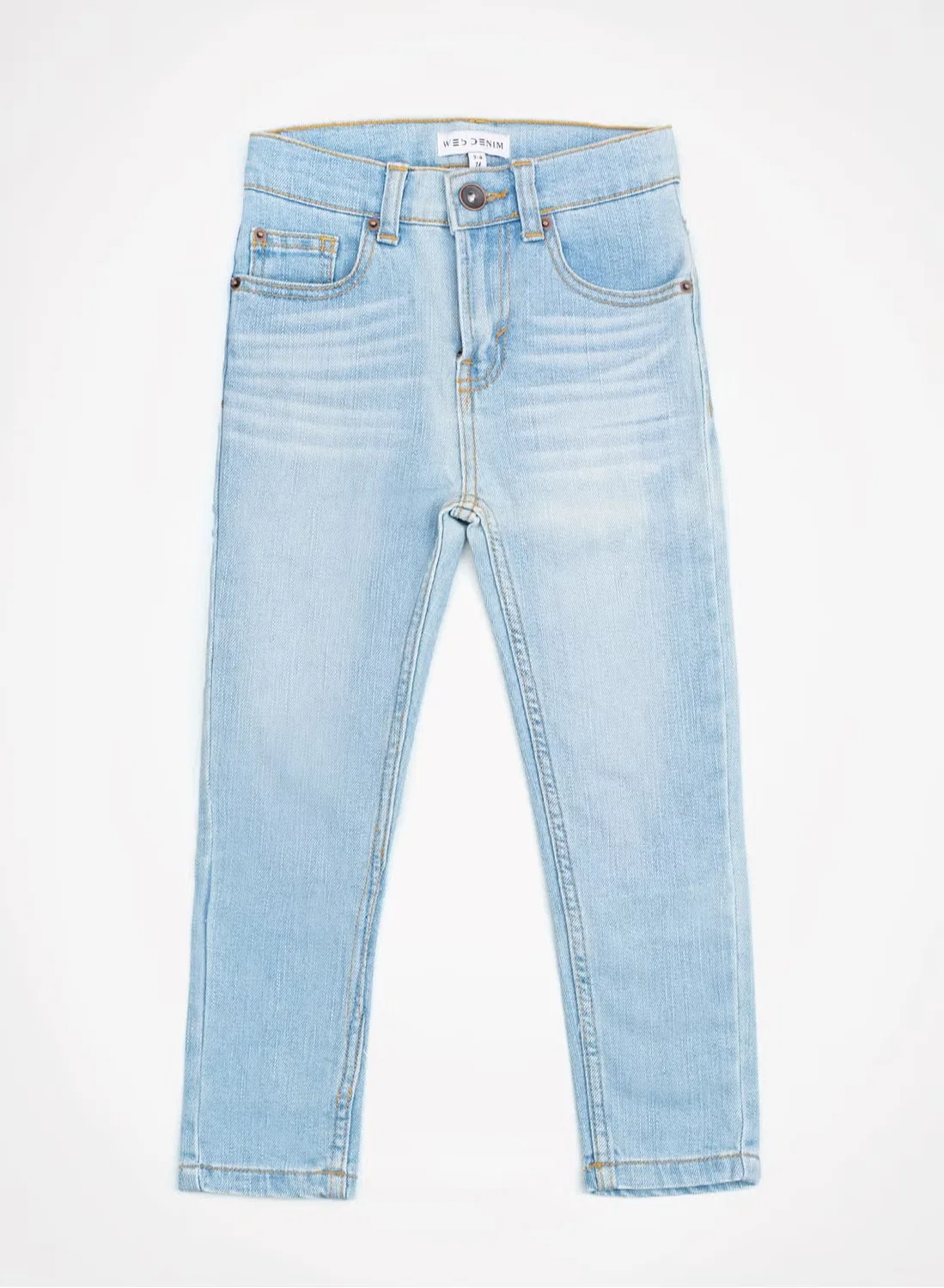 Джинсы хлопковые для мальчиков, Web Denim, голубой