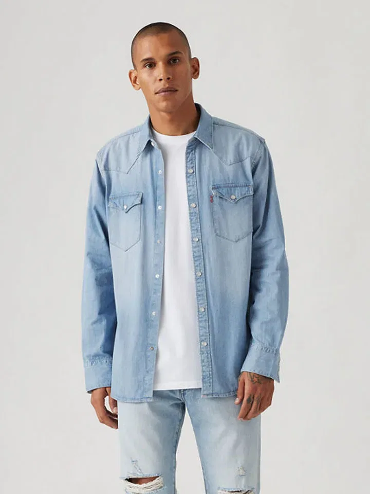 Джинсовая рубашка Regular fit Levi'S, голубой — фото 2