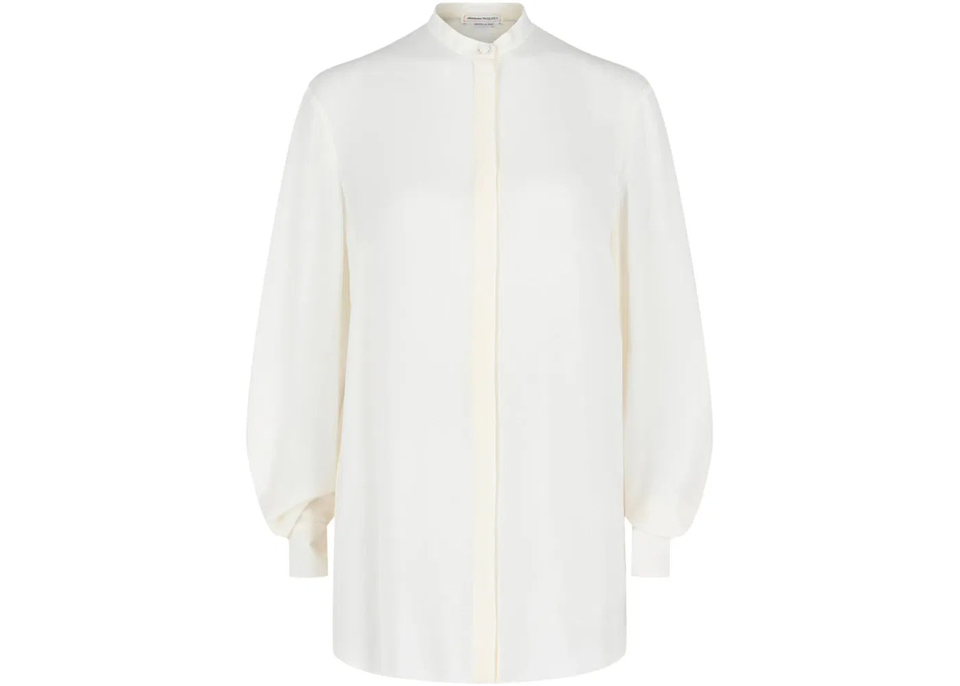 Женская блуза из шифона Blouse Alexander McQueen, Soft White