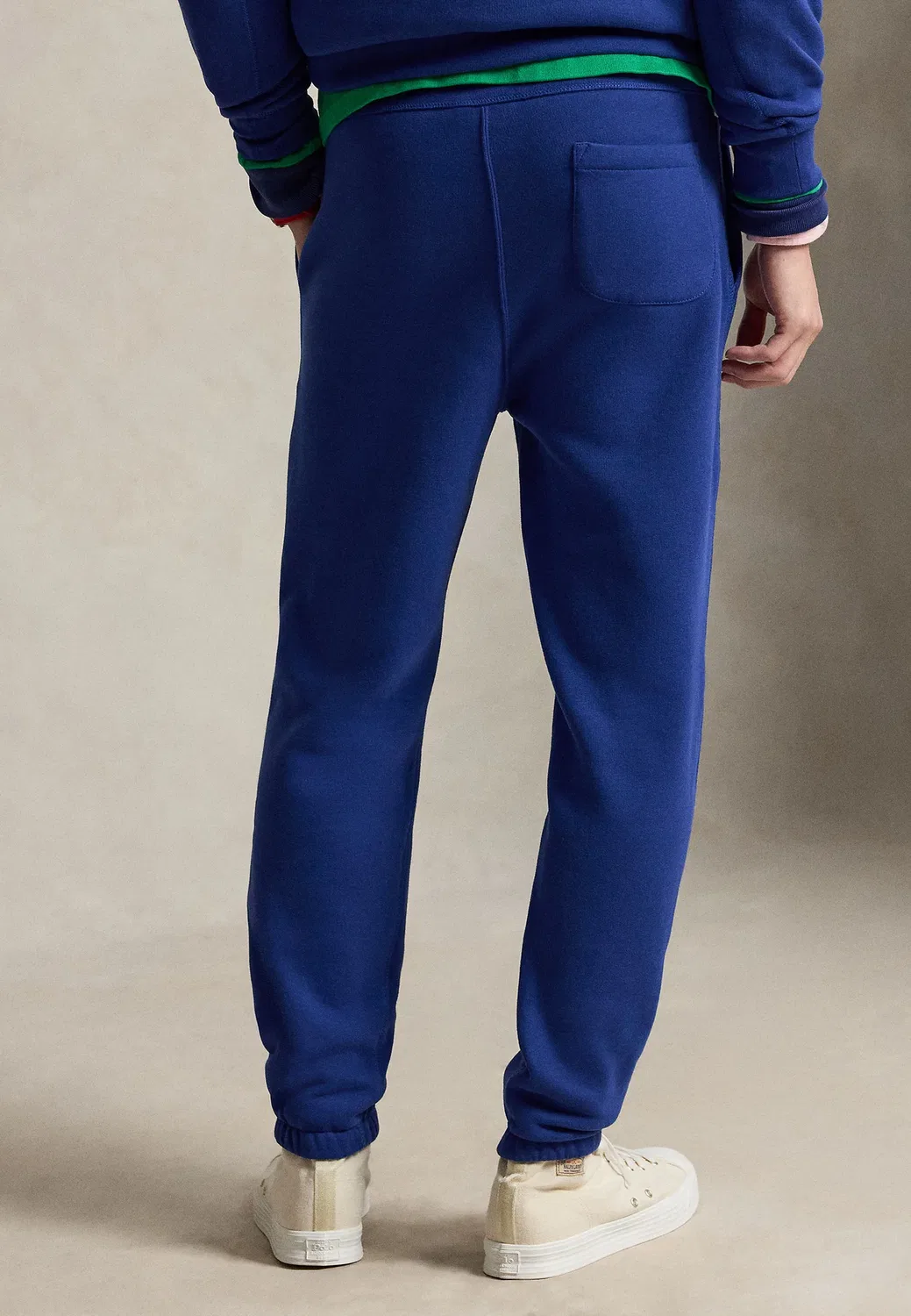 Спортивные штаны из флиса RL - брюки от спортивного костюма Polo Ralph Lauren, Blue Yacht — фото 3