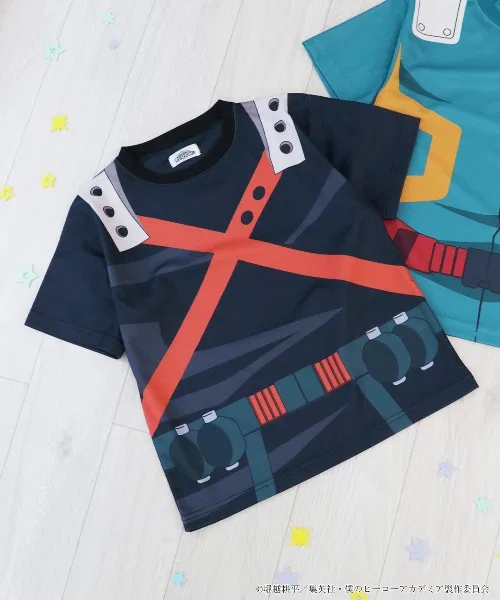 RUGGEDWORKS Детский комплект пижамы с коротким рукавом My Hero Academia, черный — фото 2