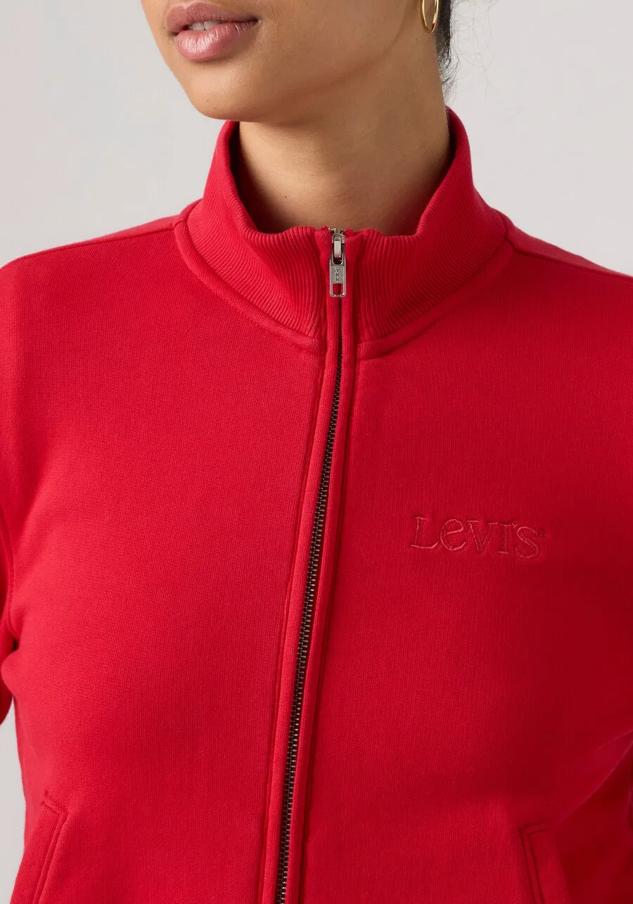Худи на молнии LEVI'S кроваво-красного цвета — фото 4