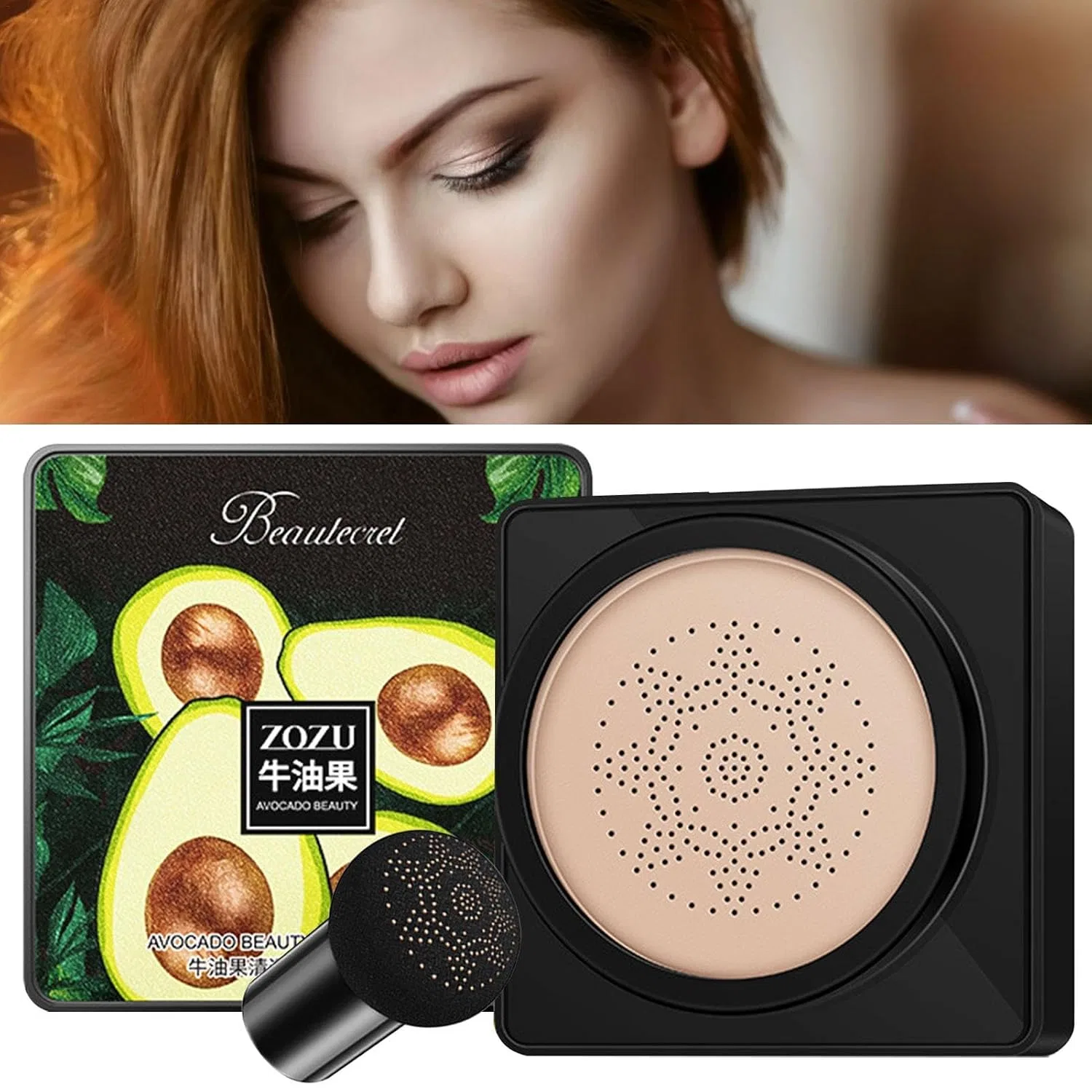CC Cream Mushroom Air Cushion Foundation, Yulokdwi, 20 г, 02 — фото 3