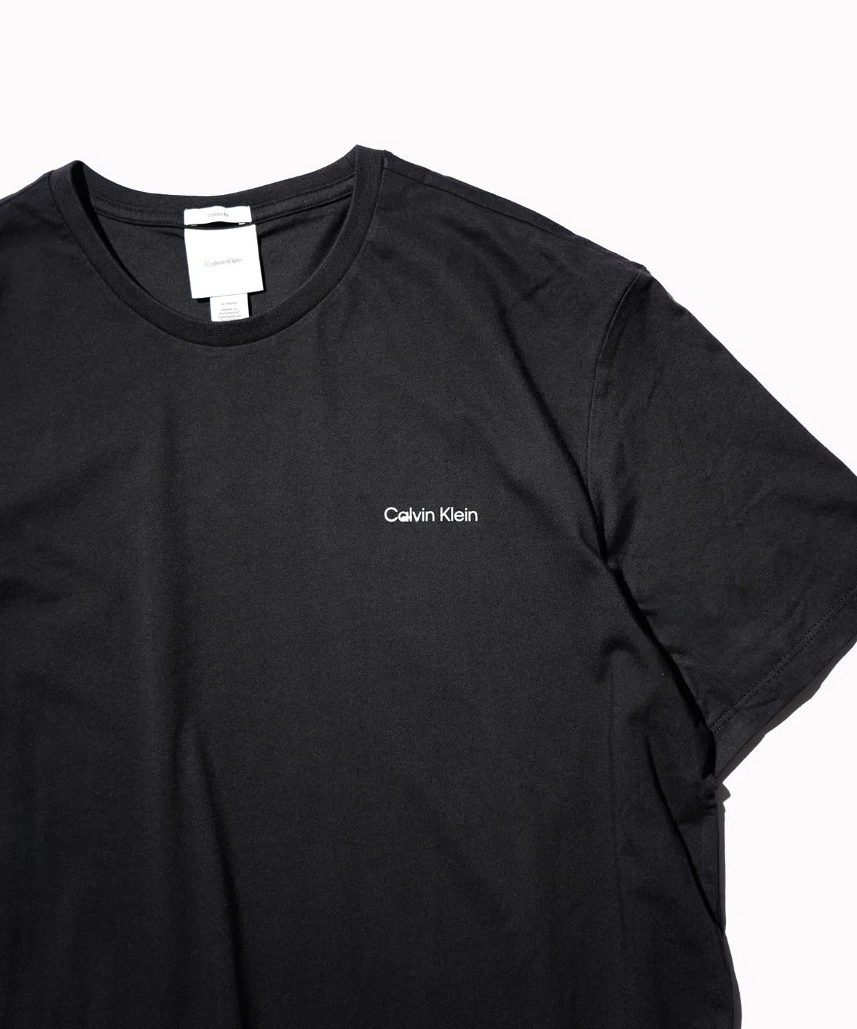 Мужская футболка с принтом Calvin Klein PRINTED LOGO TEE, Black