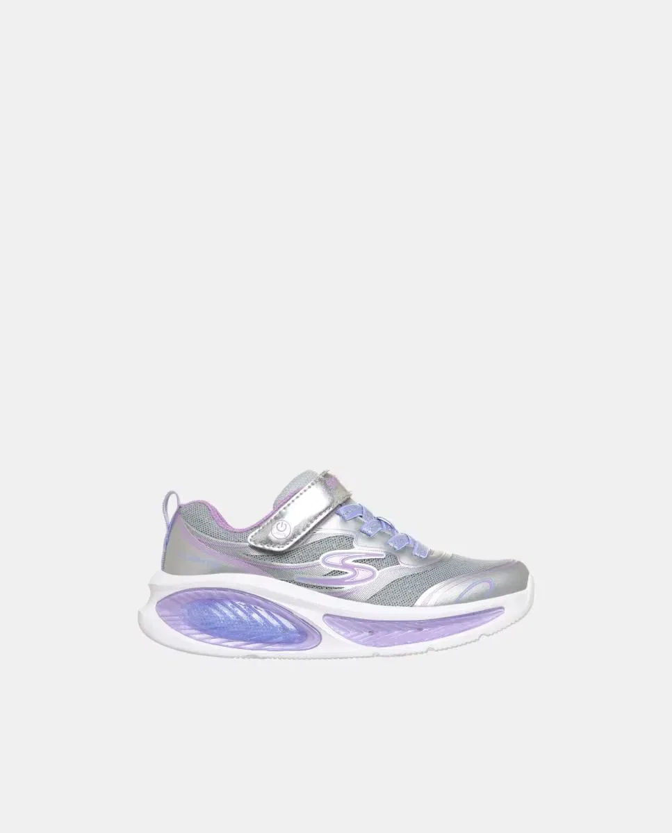 Детские кроссовки для девочек с подсветкой Skechers, Plata