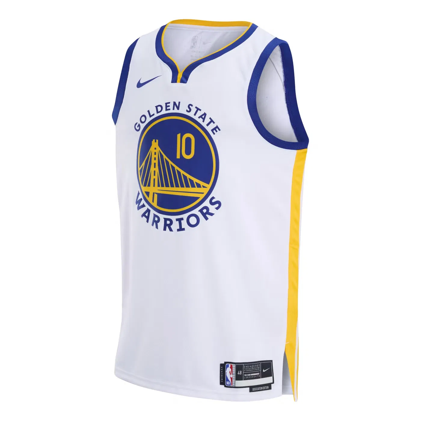 Джерси баскетбольное с принтом Golden State Warriors Association Edition Butler III Jimm Nike, белый