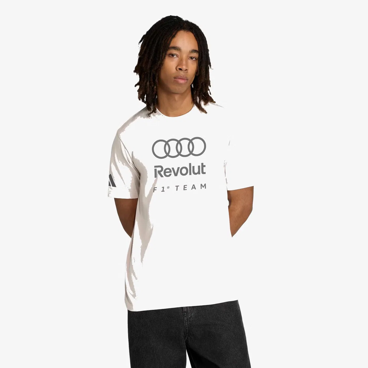 Футболка с принтом Audi Revolut F1 Team DNA Adidas, белый — фото 2