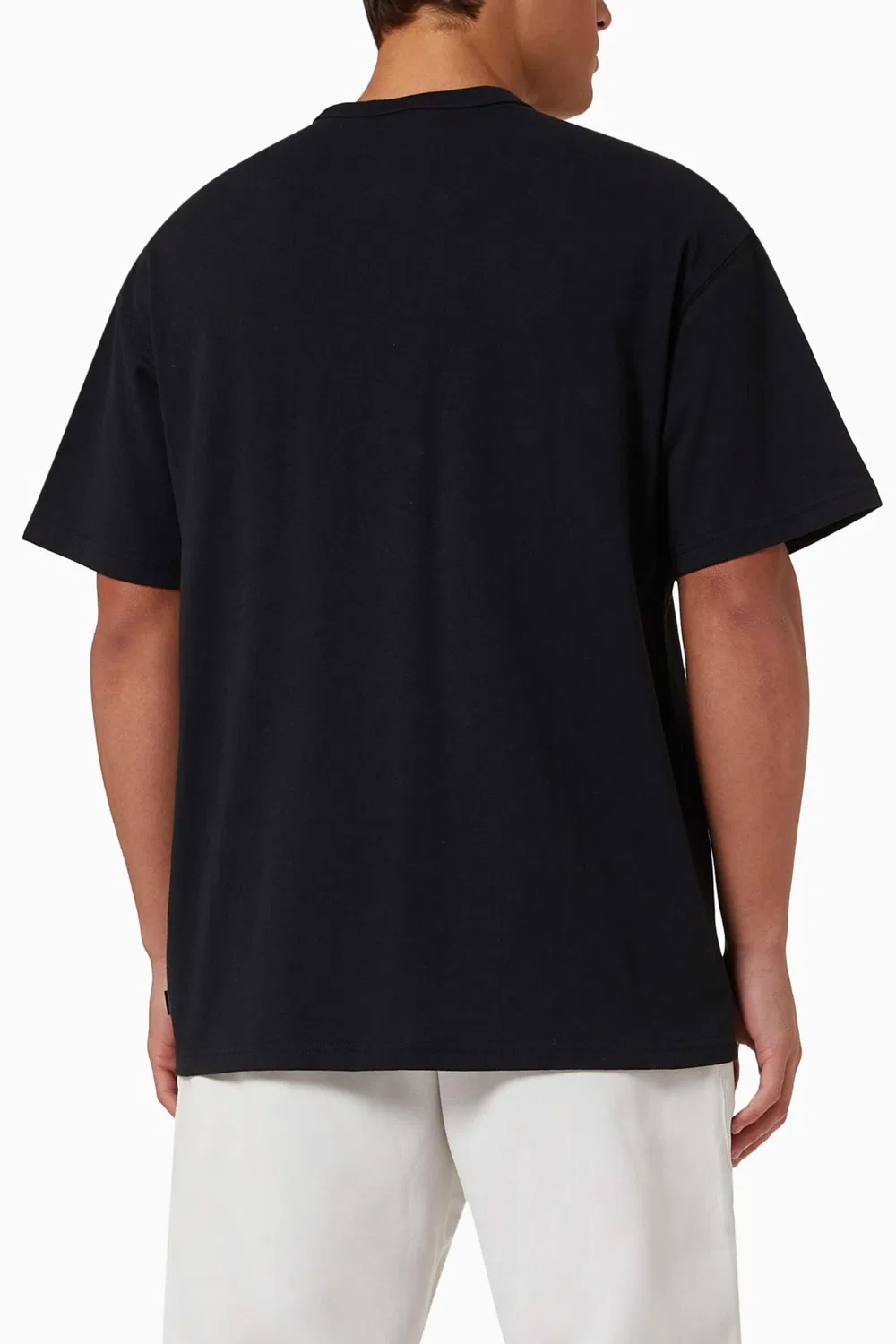 Футболка хлопковая с коротким рукавом Sportswear Premium Essentials Nike, черный — фото 3
