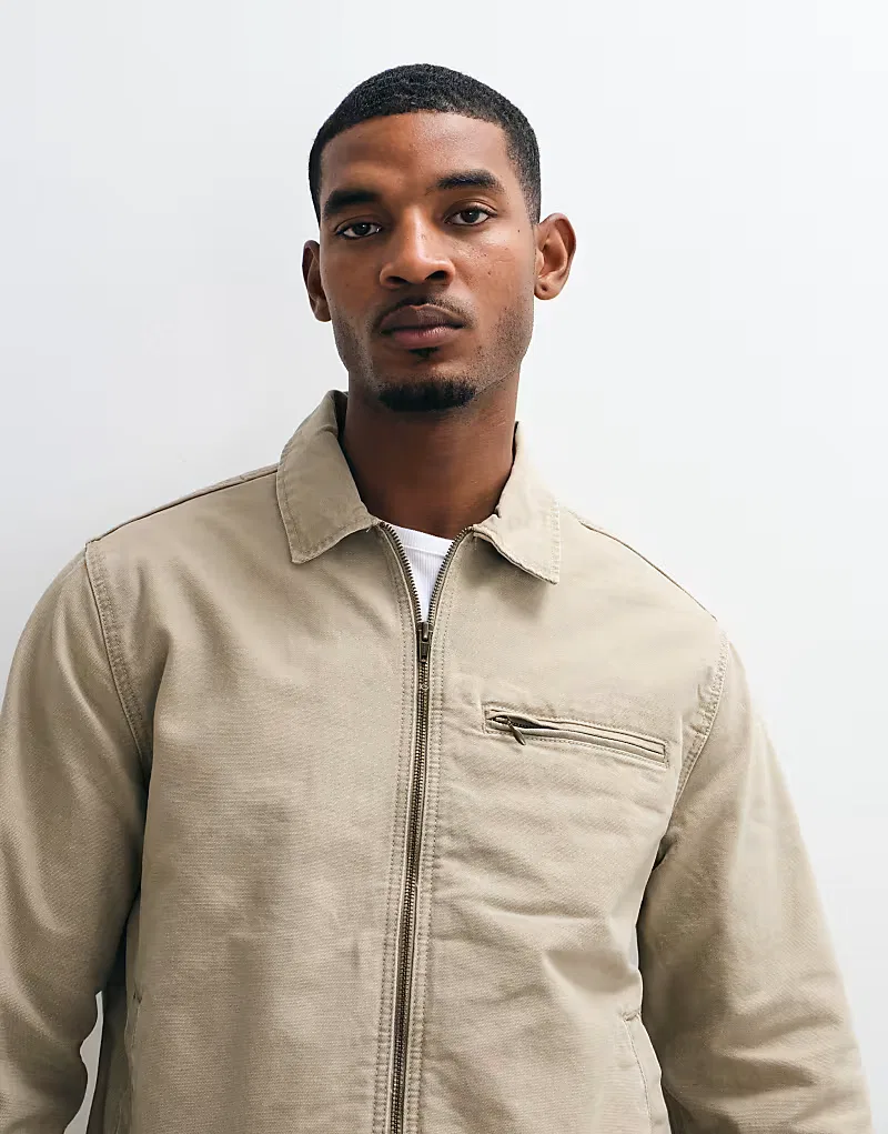 Куртка Levi's Garage на молнии, каменного — фото 3