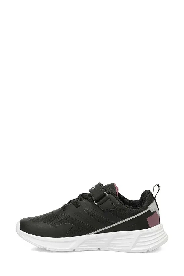 Детские спортивные кроссовки для девочек с липучкой Kinetix, Black — фото 3
