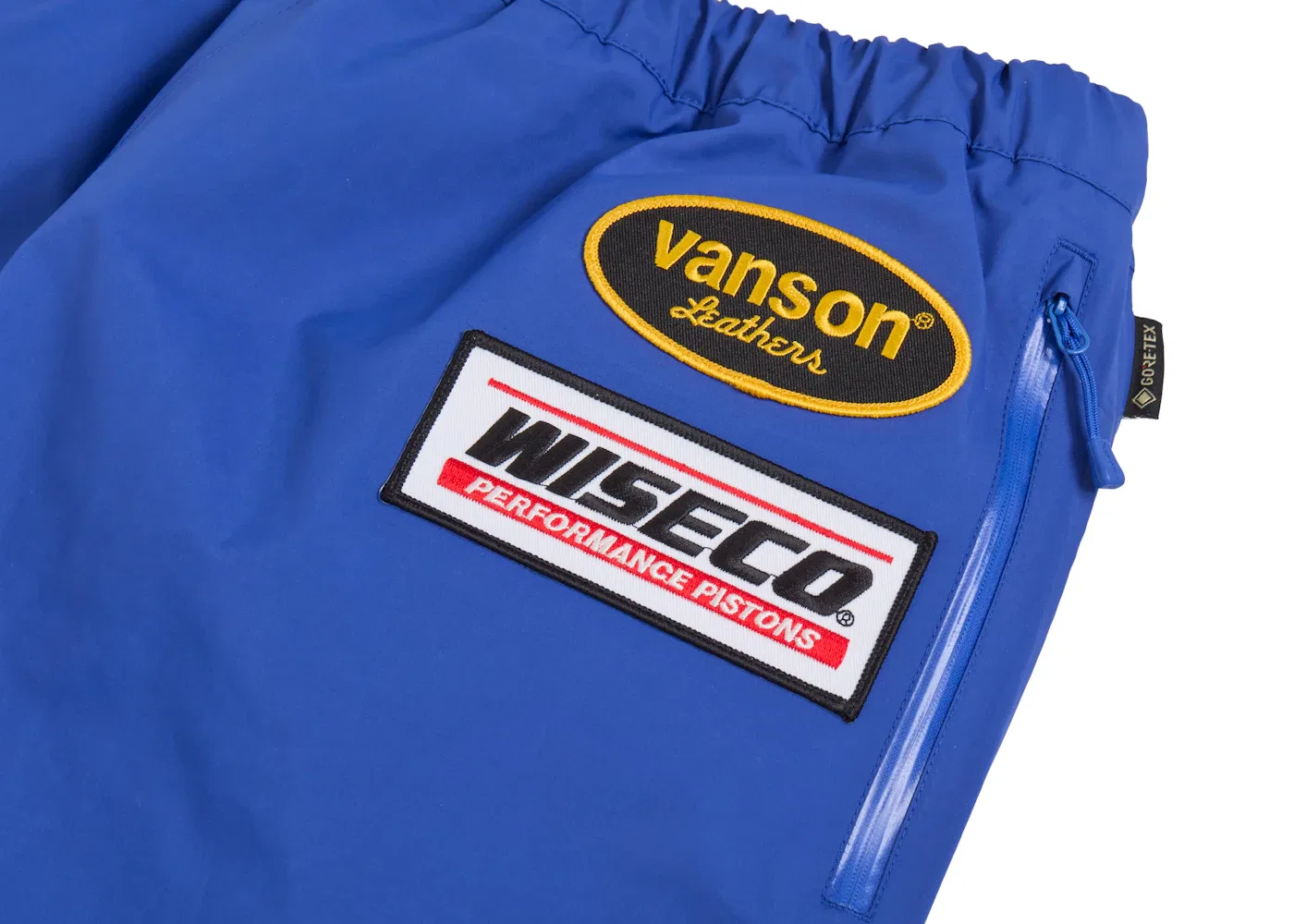 Мужские штаны из кожи с мембраной GORE-TEX Supreme Vanson Leathers, Royal — фото 4