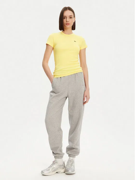 Футболка Lacoste Slim Fit, Желтая — фото 2