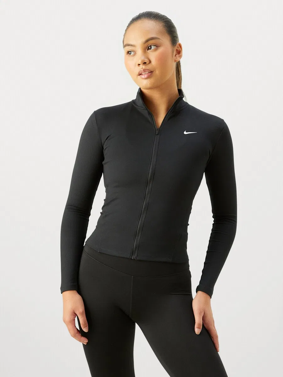 Худи NIKE Athletic на молнии, модель 'ONE', черного цвета — фото 3