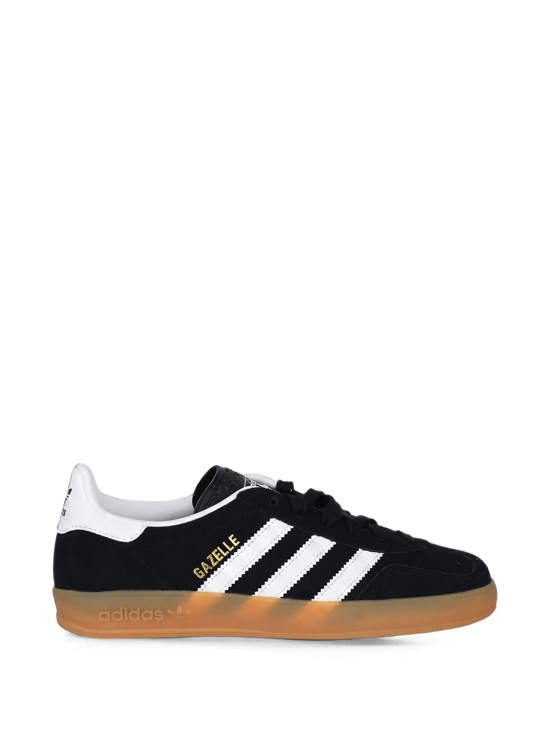 Кроссовки Gazelle на шнуровке Adidas Kids, черный — фото 2