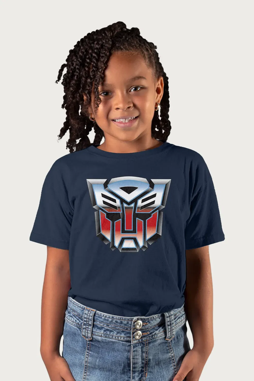 Детская футболка с принтом Autobots Classic Logo Transformers, Navy
