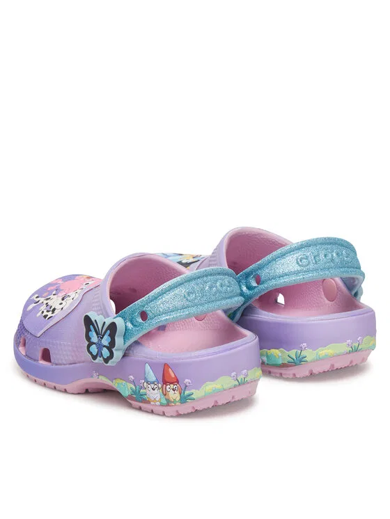 Шлепанцы Bluey Multi Pink Cls Clg T Crocs, мультиколор — фото 3