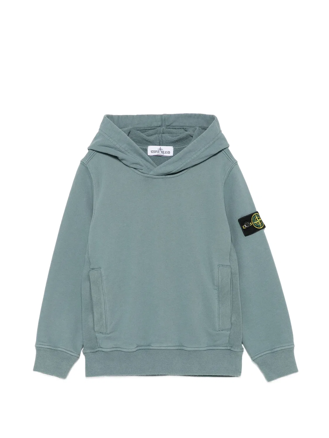 Stone Island Худи из хлопка, синий