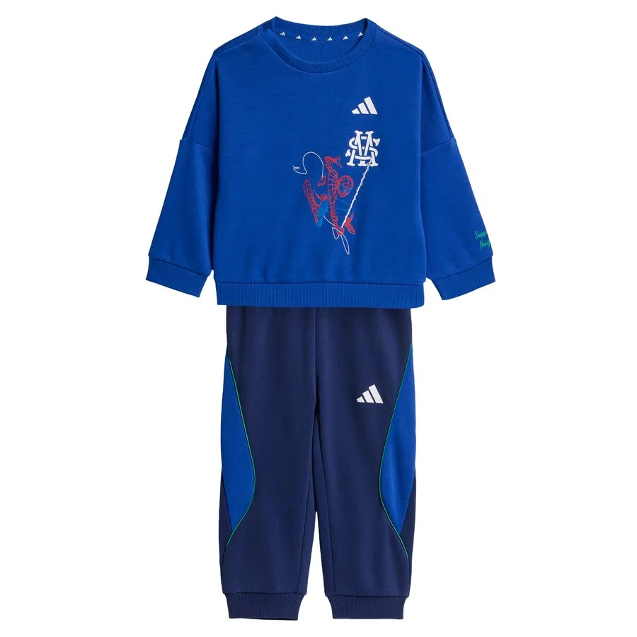 Спортивный костюм ADIDAS SPORTSWEAR 'Marvel Spider-Man' синего и темно-синего цвета