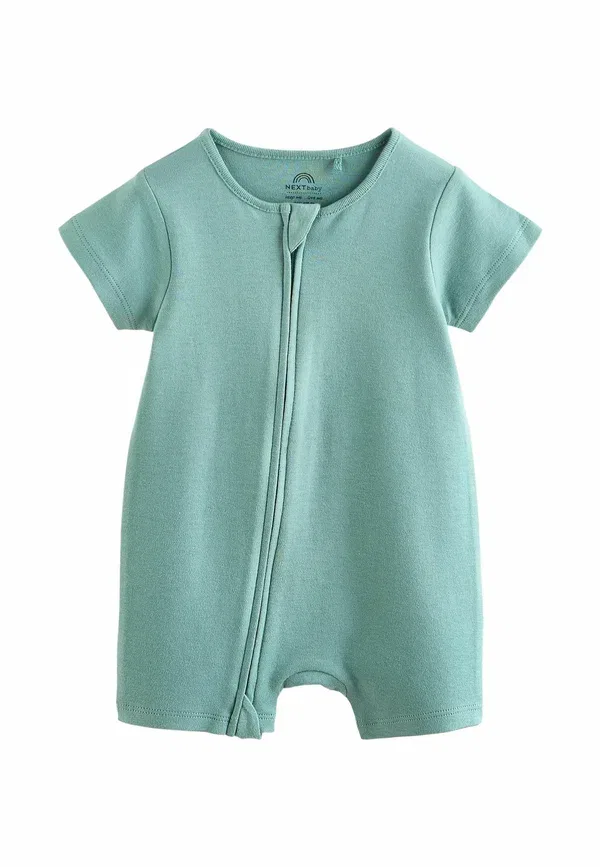 Комплект боди из 3 штук с рисунком Клетка Regular fit Next, green, зеленый — фото 3