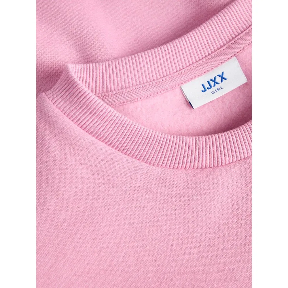 Детский свитшот для девочек с принтом Merle JJXX Jack & jones, Pink — фото 3