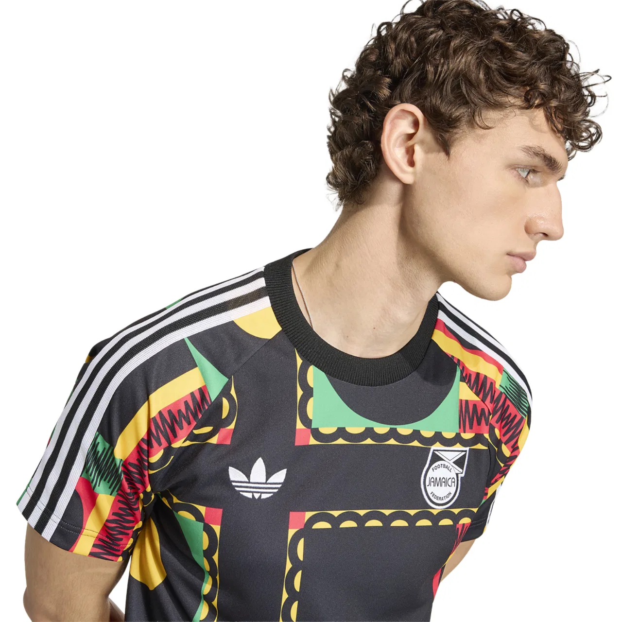 Футболка для мужчин Jamaica Originals Adidas, мультиколор — фото 3