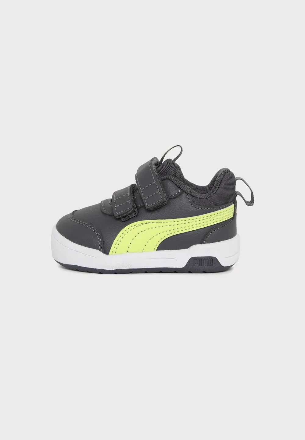 Кроссовки Multiflex унисекс для тренировок Puma, Moody Gray/Light Lime