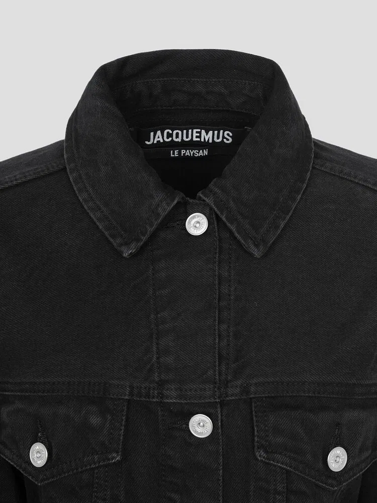 Жакет джинсовый De-Nimes JACQUEMUS, Black — фото 3