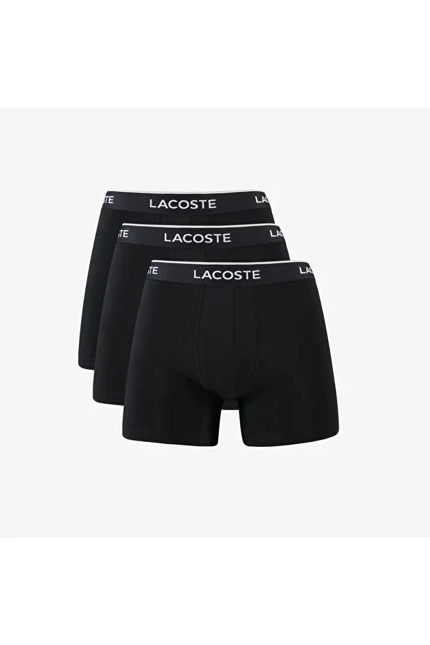 Мужские хлопковые боксеры 3-шт Lacoste, 031-Siyah
