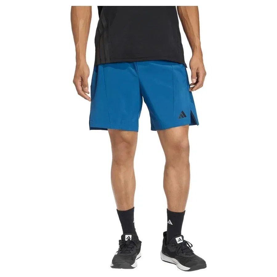 Спортивные шорты с длиной до колена, модель D4T Short, adidas, Синий — фото 2