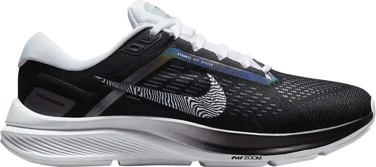 

Кроссовки Nike Wmns Air Zoom Structure 24 'Black Zebra Iridescent', черный