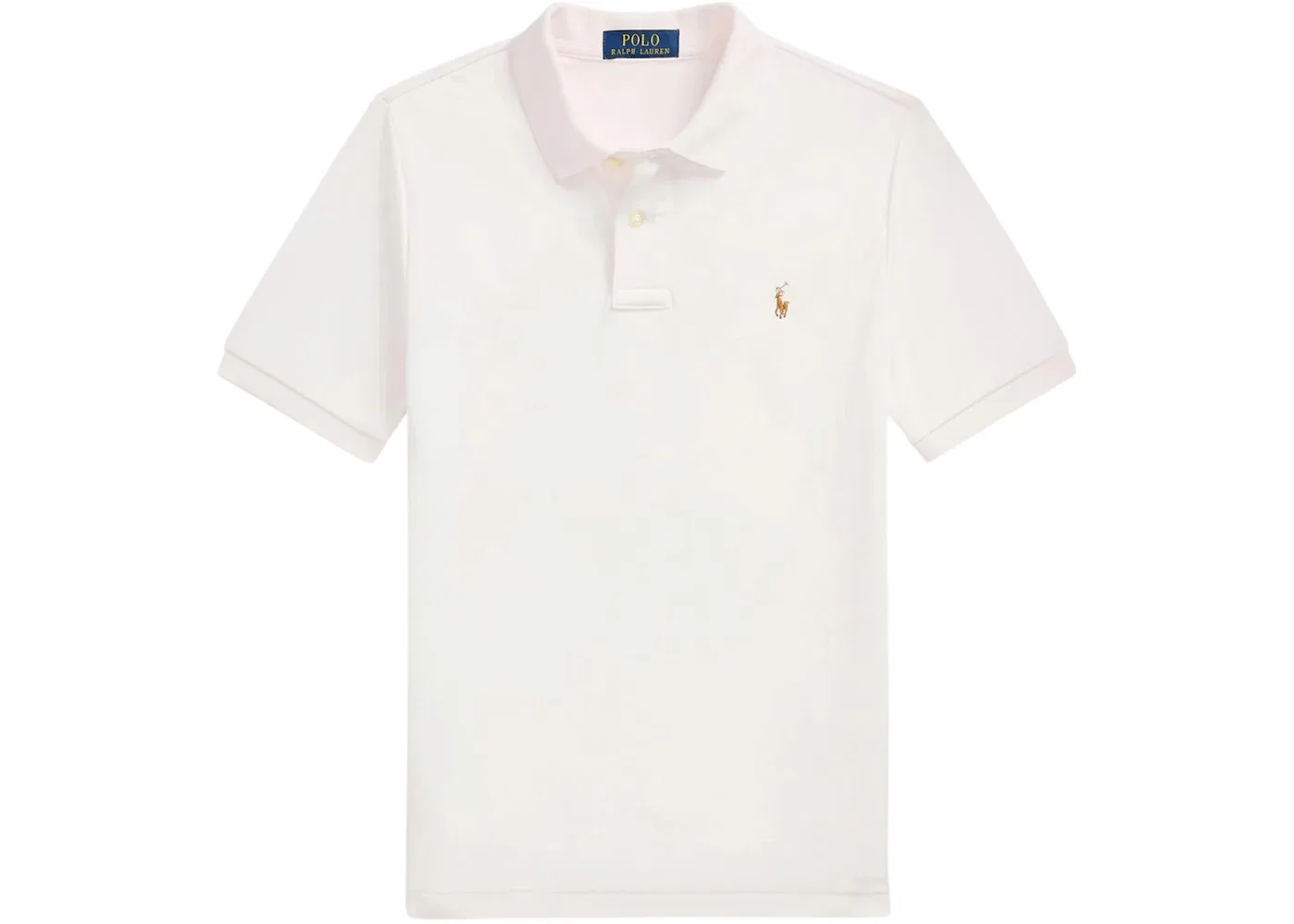 Мужская рубашка-поло с коротким рукавом Polo Ralph Lauren, White