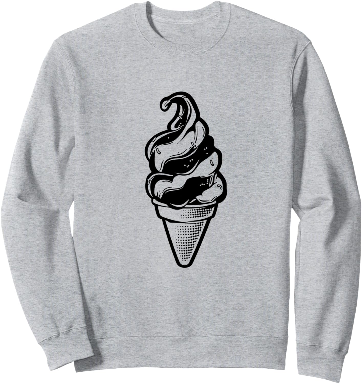 

Рожок с мороженым, джелато, замороженный йогурт, толстовка Funny Ice Cream Maker Graphic Shirts And Giveaways, серый