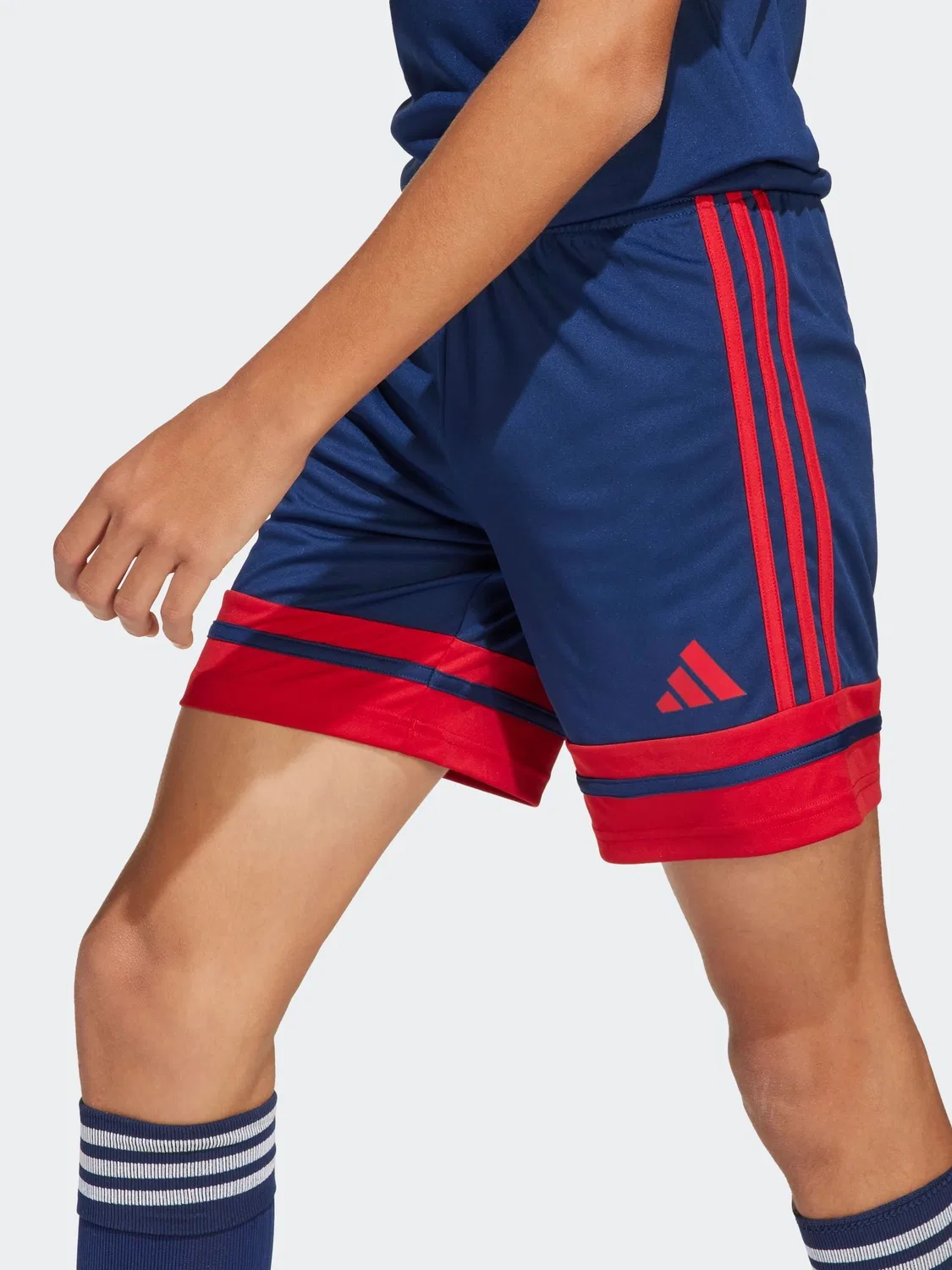 Шорты футбольные Squadra 25 adidas, синие/красные