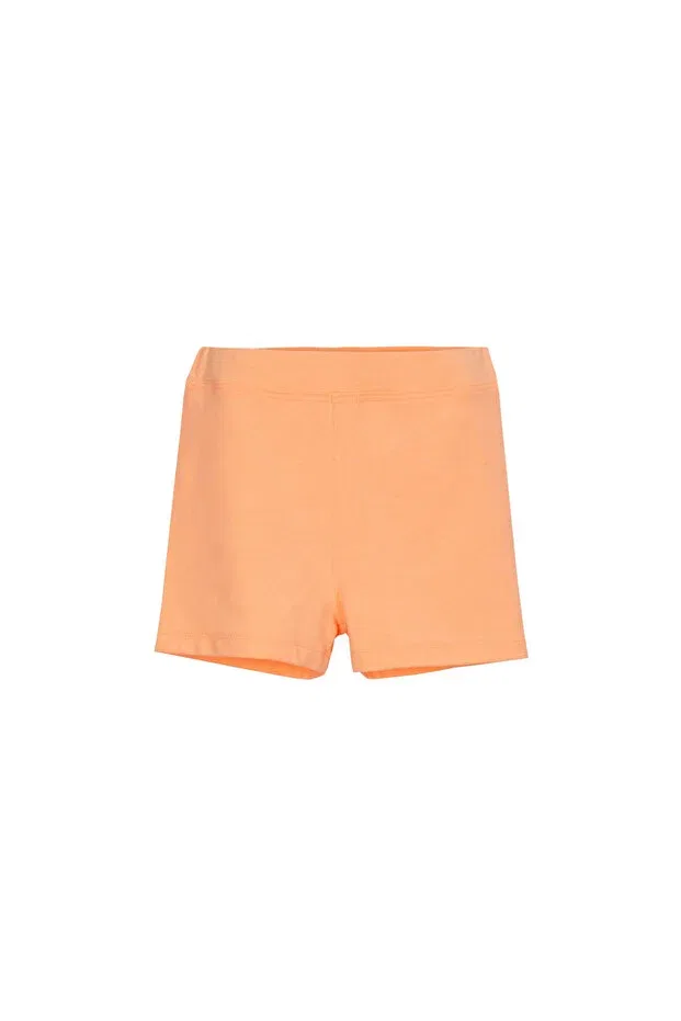Детские шорты для девочек хлопковые Lovetti, Neon Apricot