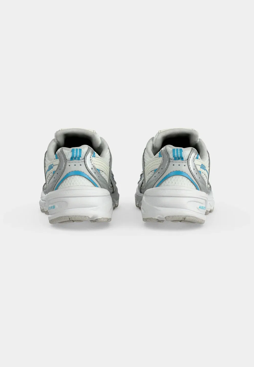 530 унисекс - кроссовки New Balance, Silver-Coloured Metallic/Blue Glaze — фото 4