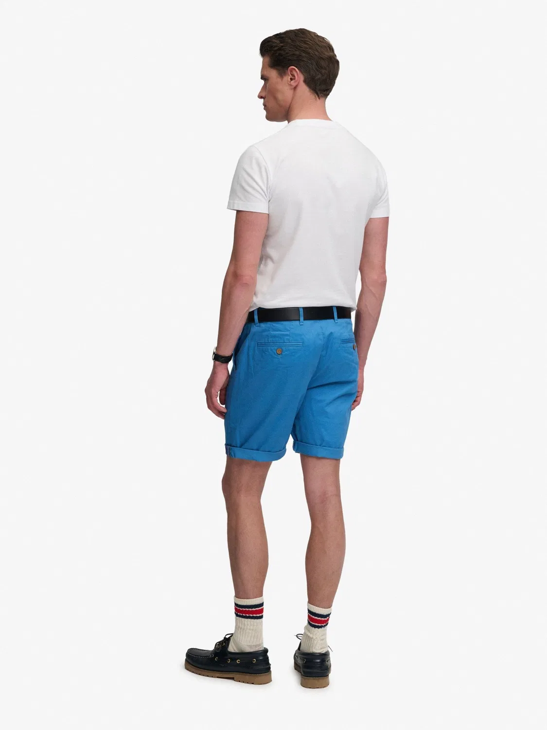 Шорты чинос, Regular Fit Superdry Cali Blue, синий — фото 3