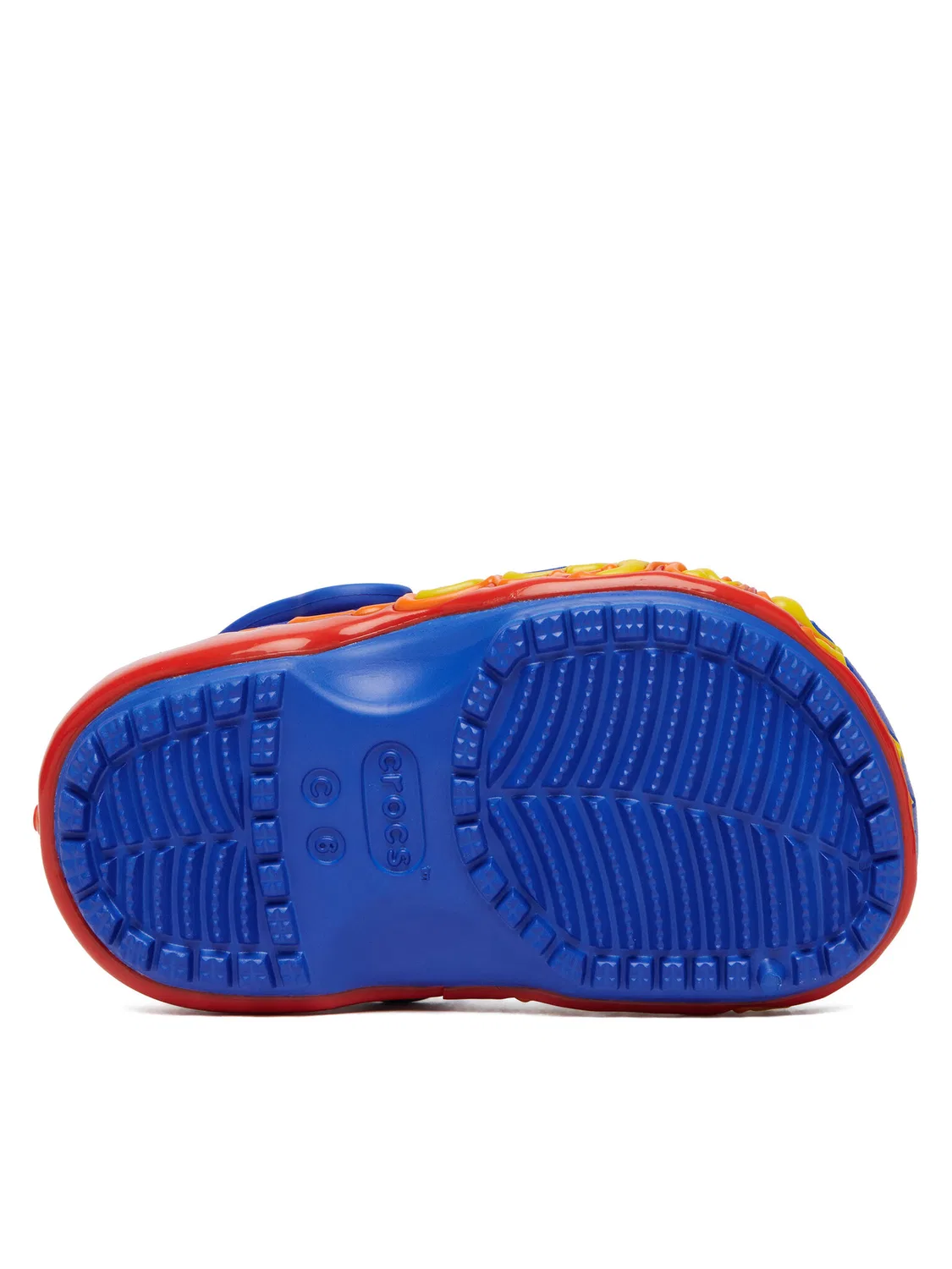 Шлепанцы для мальчика Toddler Classic Dragon Lights Clog Crocs, синий — фото 4