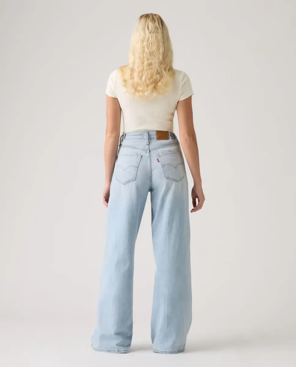 Женские джинсы широкого кроя Cinch Wide Leg Levi's, Azul Claro — фото 2