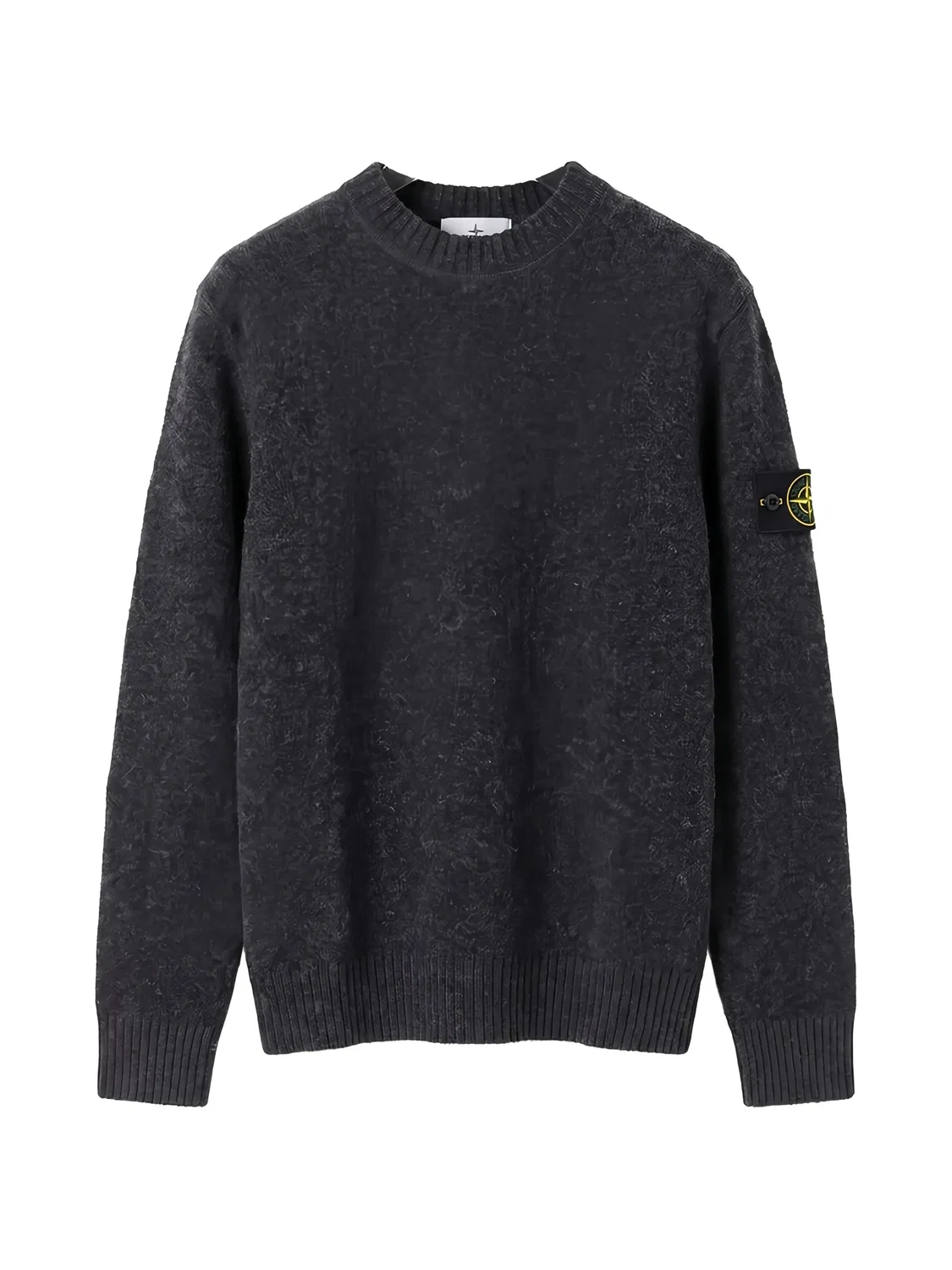 Stone Island Джемпер с патчем Compass серый