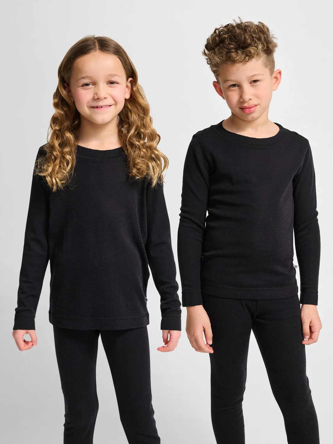 Детское шерстяное лонгслив Hummel, Цвет: Schwarz