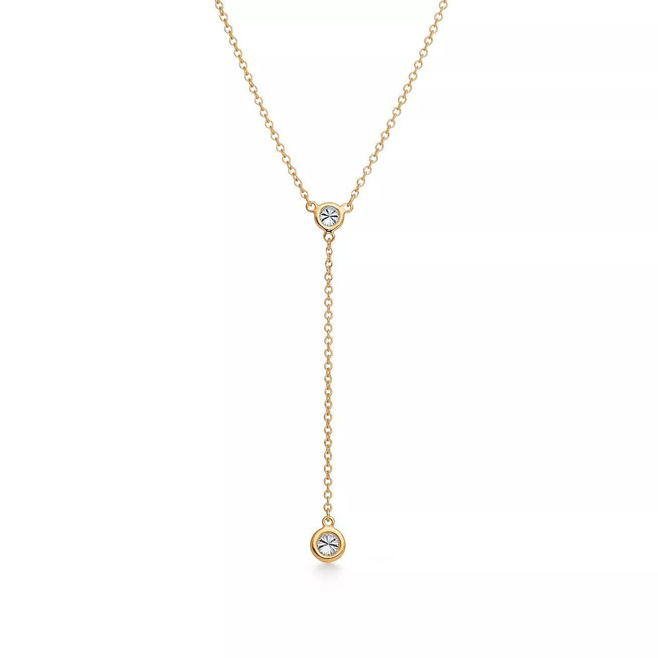 Колье Tiffany & Co. x Elsa Peretti Diamonds by the Yard, золото/бриллиант — фото 2