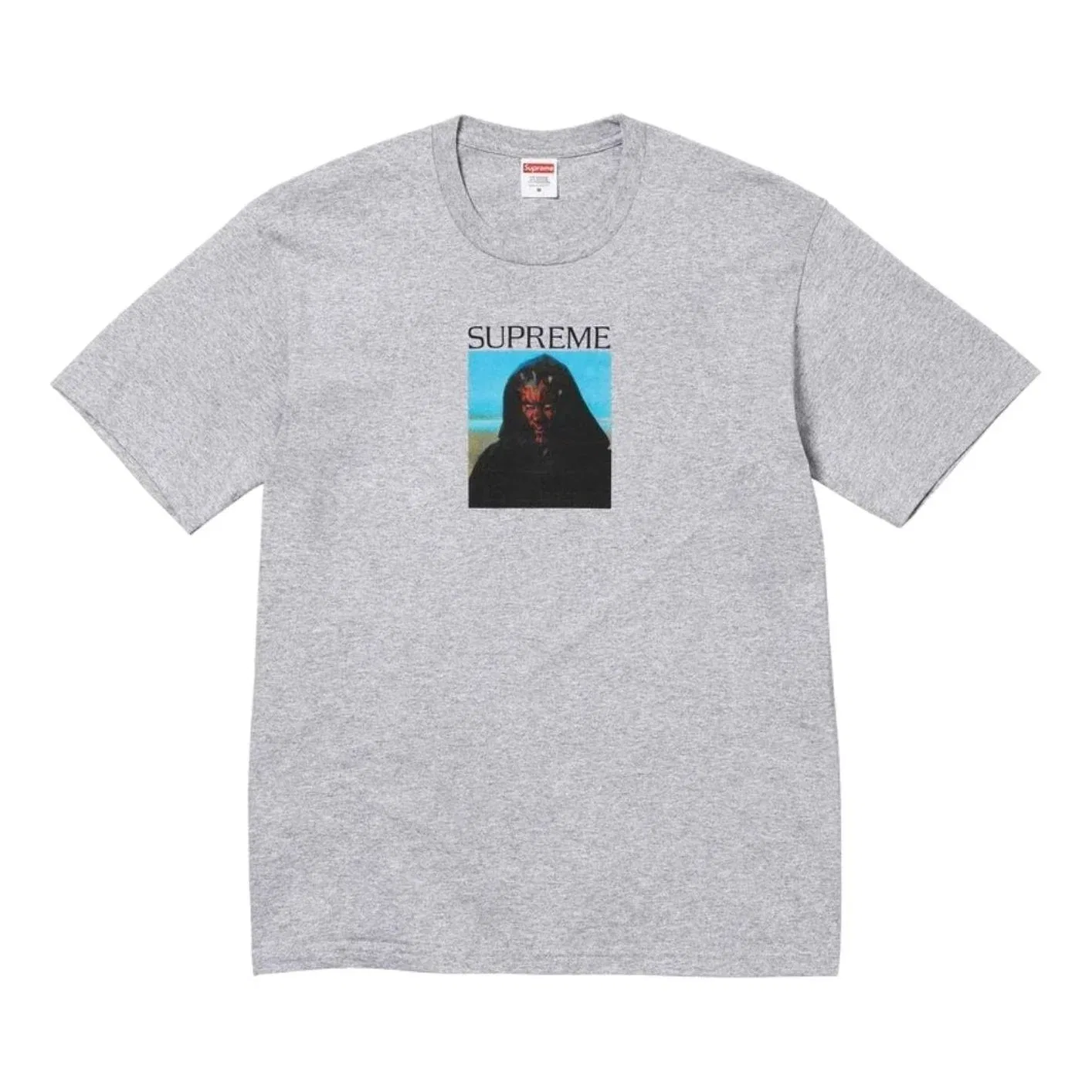 Мужская футболка FW26 Sith T-Shirt 'Heather Grey' Supreme, Heather Grey