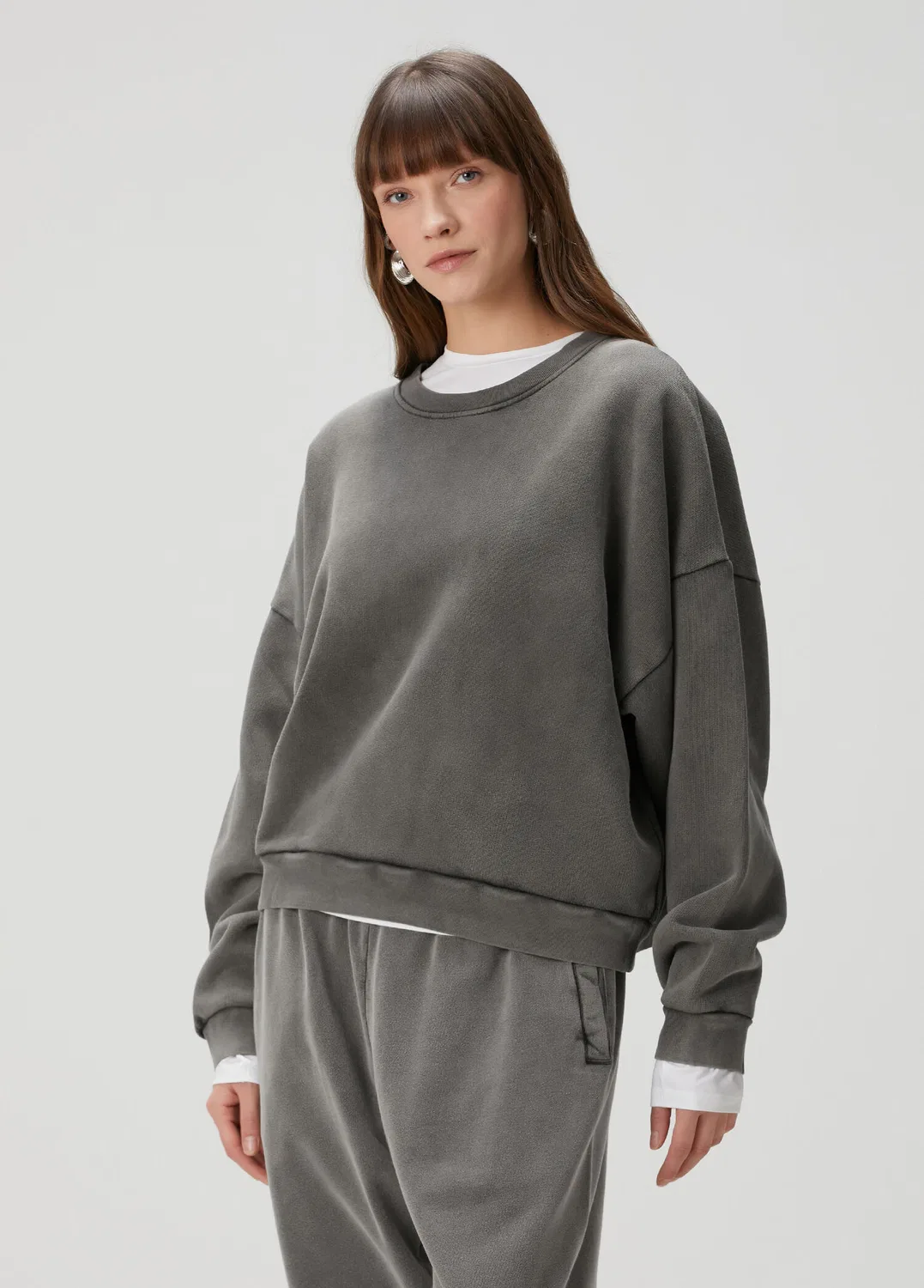 Свитшот Acne Studios, антрацит — фото 3