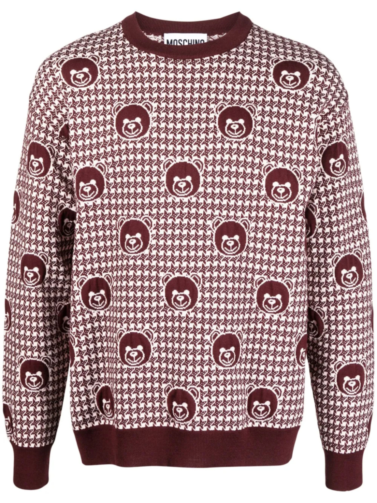 

Moschino шерстяной джемпер с принтом Teddy Bear, красный