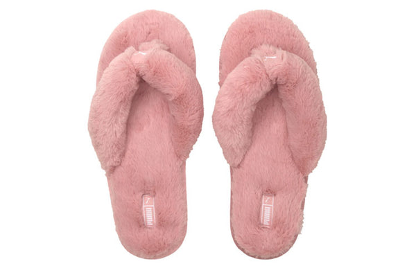 Тапочки fluff flip slide 'lotus' Puma, розовый — фото 3