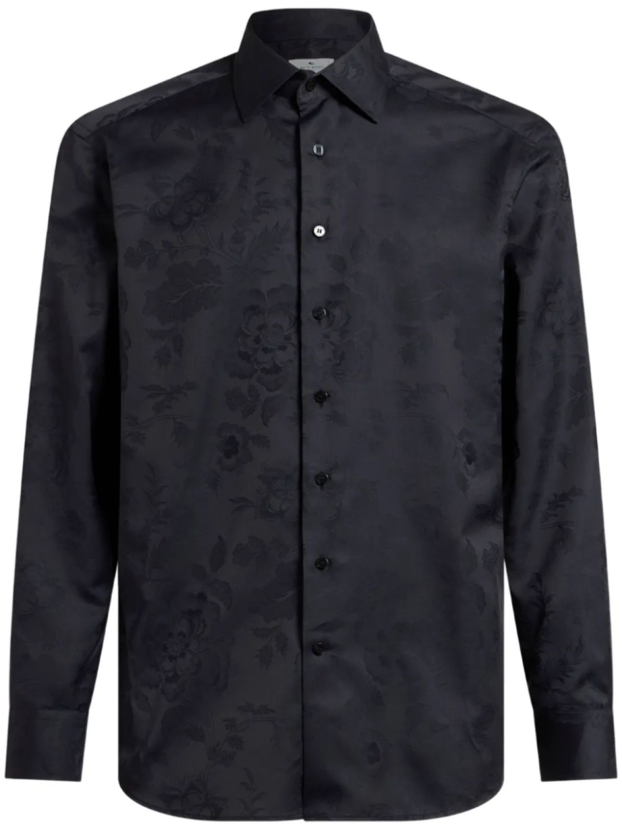 

ETRO жаккардовая рубашка, черный